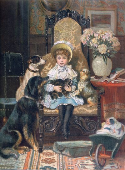 Doddy and her Pets by Charles Trevor Garland